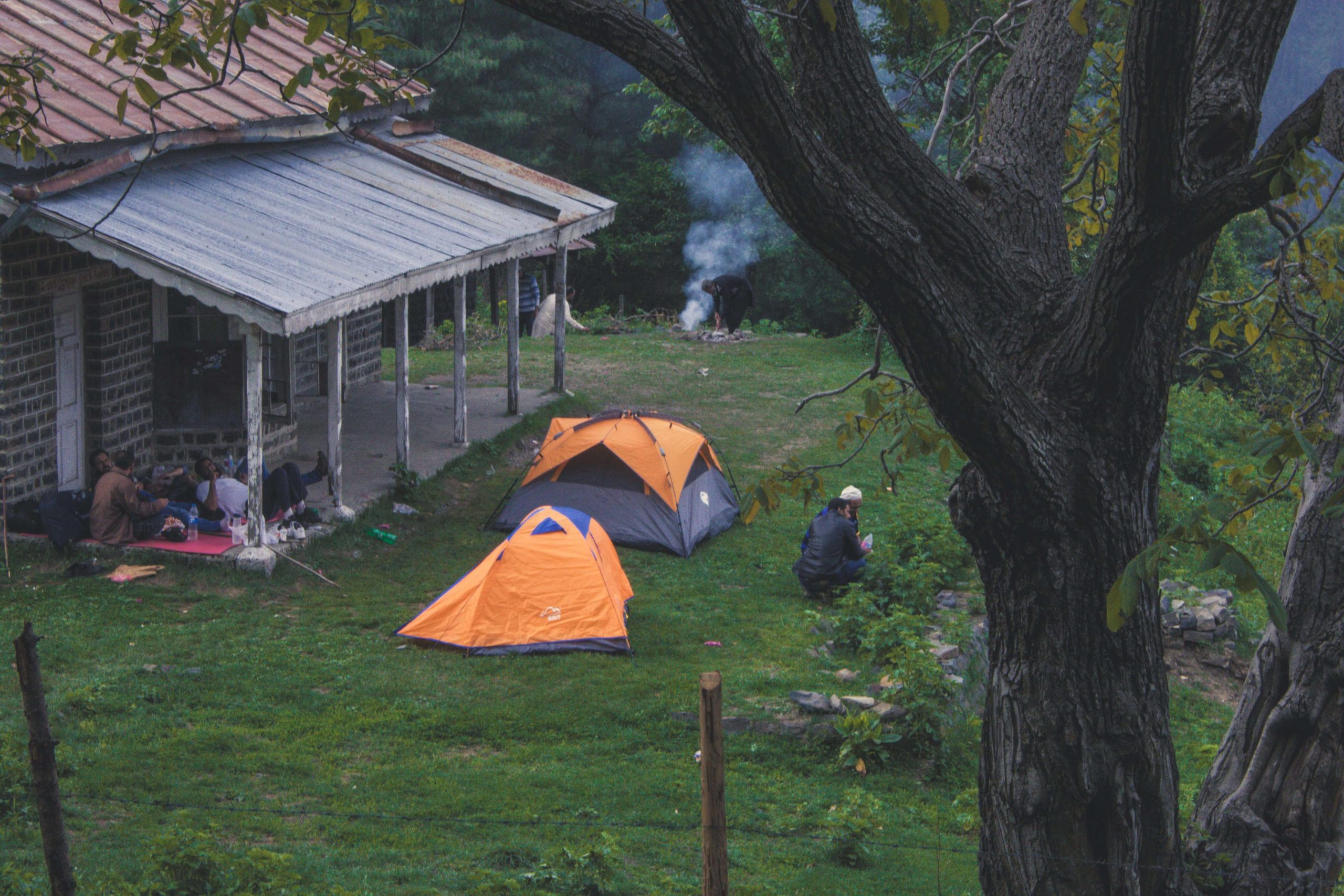 Camping in Dagri bungalow Pakistan