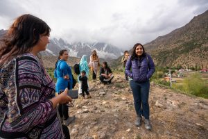 Female tourists in Astore Gilgit Baltistan