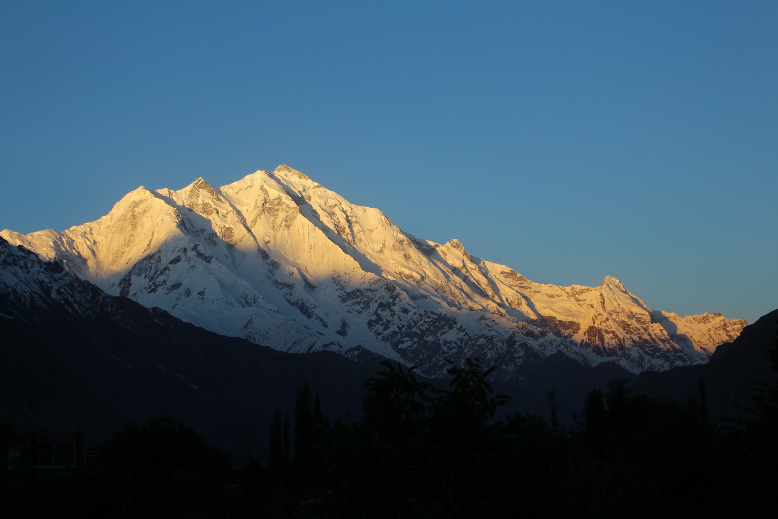 Golden peak from Hunza