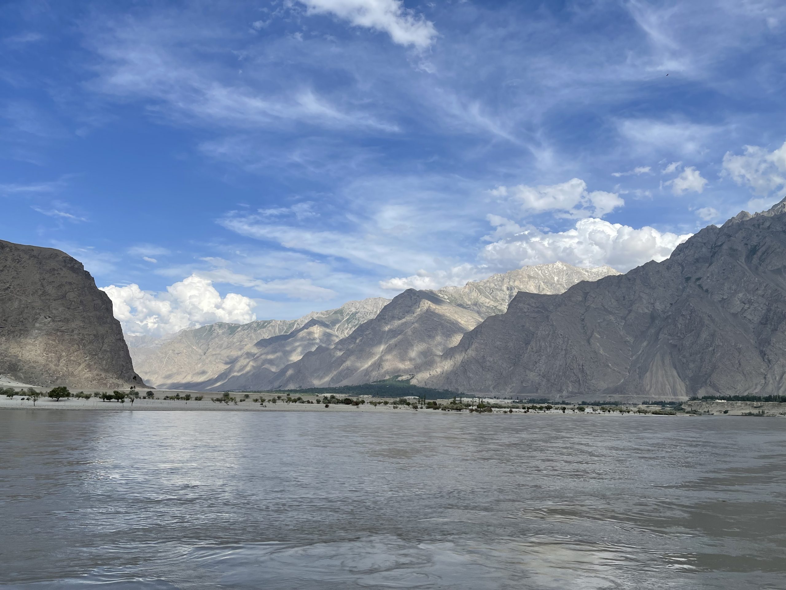 Scenic route to organic village Skardu