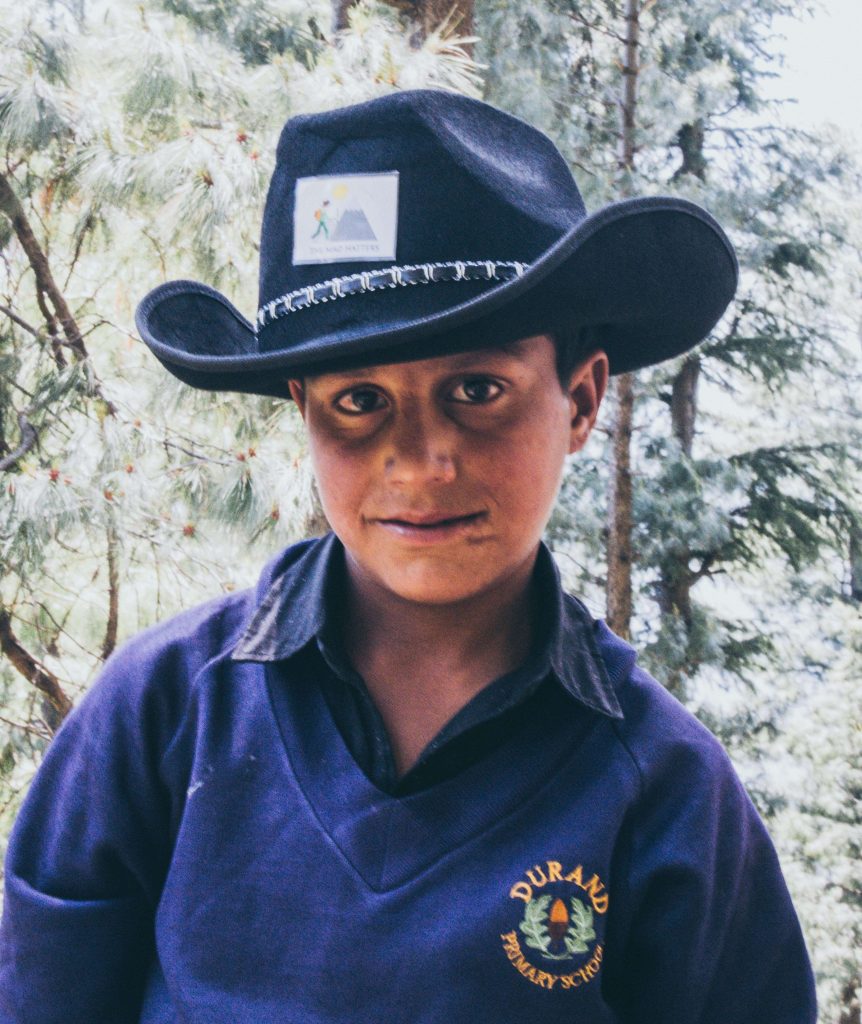 Tour guide - kid in Dagri forest Pakistan